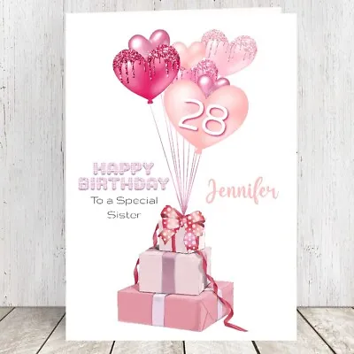 Personalised Money Voucher Wallet Gift Card 18th 21st 30th 40th Happy Birthday • £3.49