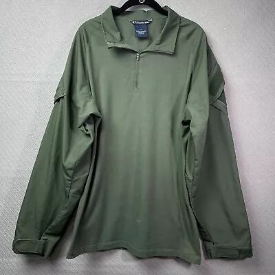 5.11 Tactical Rapid Assault Shirt Mens XL Green Olive Utility Double Elbow Ripst • $28.88