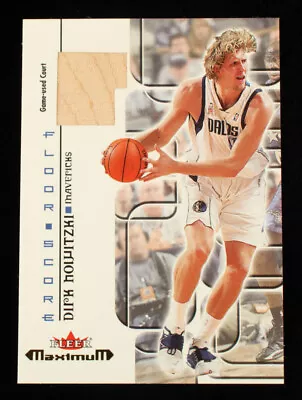 Dirk Nowitzki 2001-02 Fleer Maximum Floor Score Court #4 Dallas Mavericks • $49.99