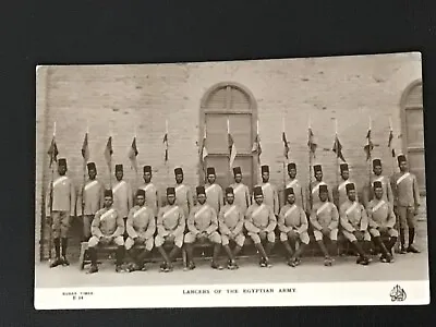 Early Military Real Photo Postcard - Lancers Of The Egyptian Army • £5.95