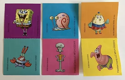 SpongeBob Square Pants Stickers Patrick Gary Squidward Mr Krab Mrs Puff 3 Sheets • $7.99