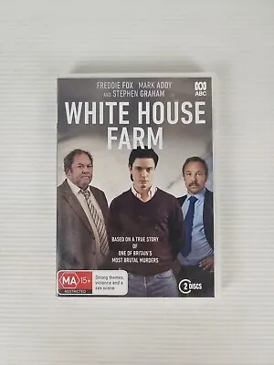 White House Farm DVD Freddie Fox Mark Addy Crime Miniseries R 4 Tracked Post • $12.99