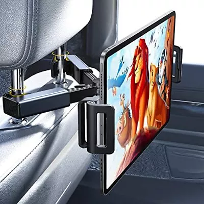 LISEN Tablet IPad Holder For Car Mount Headrest IPad Car Holder Back Seat Travel • £13.96