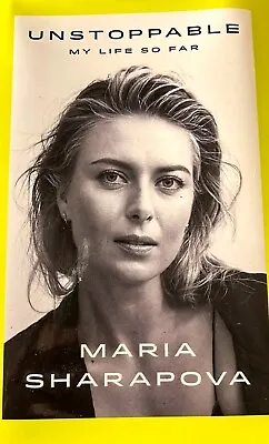 Maria Sharapova SIGNED Unstoppable Book Tennis • $40