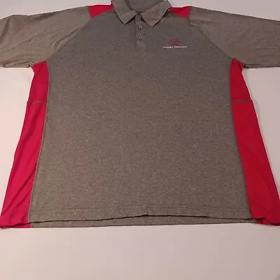 Sport Tek Shirt Men's 2XL Gray Short Sleeve Massey Ferguson Employee Uniform • $14.39