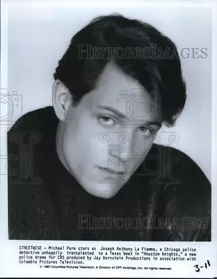 1987 Press Photo Actor Michael Pare From TV Show Houston Knights Promo Headshot • $15.99