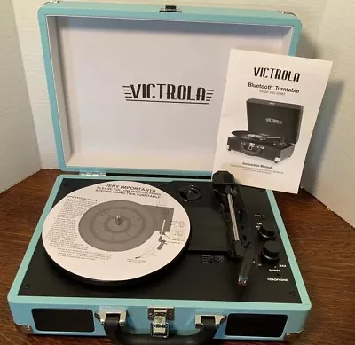 New No Box Victrola Vintage 3-Speed Bluetooth Record Player-Built-in Speakers • $29.95