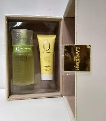 Vintage O De Lancome Set EDT 4.2 Oz 125ml + 100ml 3.4oz Body Lotion + Coffret • $124.99