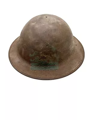 WW1 US Painted M1917 Helmet With Battle Damage • $235