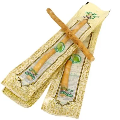$10.22 • Buy 100% Natural Herbal Toothbrush Miswak Sticks ECO Friendly ( PACK OF 3 )