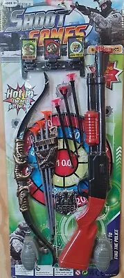 Shoot Games Toy - Bow - Gun - Suction Cap Toy • $20.50