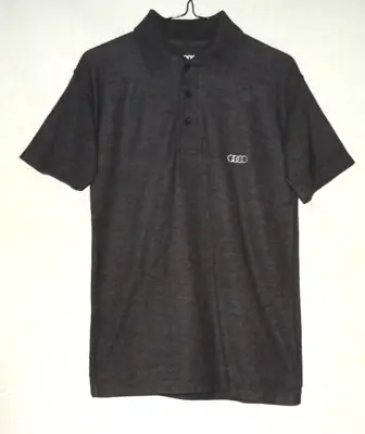 £7 • Buy Audi Polo Shirt  Embroidered Logo Charcoal Dark Grey Size XS Unisex VGC