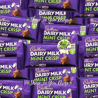 IRISH CADBURY MINT CRISP CHOCOLATE 16 X 54g Bars Dairy Milk Birthday Present☘️🍫 • £31.95