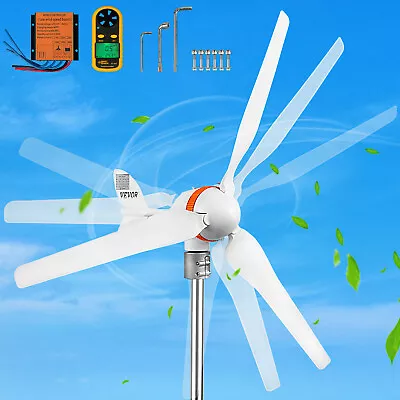 $106.99 • Buy VEVOR 400W 3 Blades Wind Turbine Generator W/MPPT Controller&Anemometer DC 12V