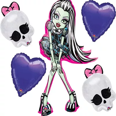 Monster High Party Foil Mylar Balloons Bouquet (5pc) • $17.99