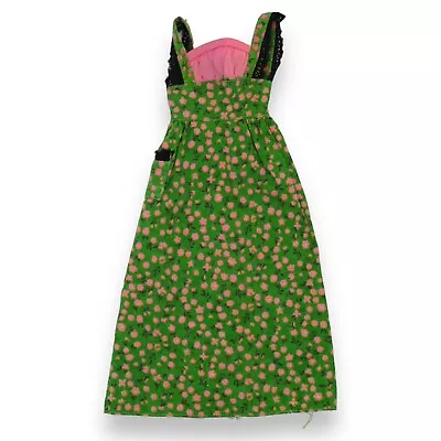 Vintage 1975 Barbie Best Buy Fashion #7416 Green & Pink Floral Maxi Dress Mattel • $4.25