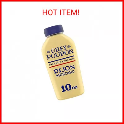 Grey Poupon Dijon Mustard (10 Oz Squeeze Bottle) • $6.34