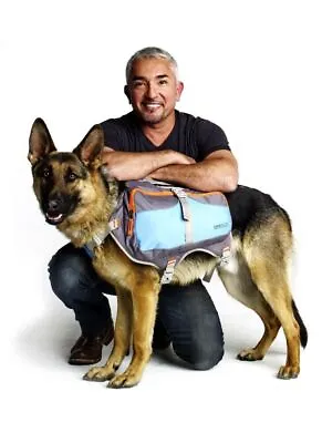 CESAR MILLAN Dog Backpack Saddle Hiking Camping Outdoor Small/Medium/Large • £32.99