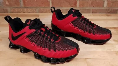 Nike Total Shox 749775-601 Mens Size 10 Black Red Sneaker Running Shoes • $330.60