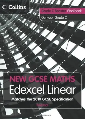 New GCSE Maths - Grade C Booster Workbook: Edexcel Linear (A)- • £3.27