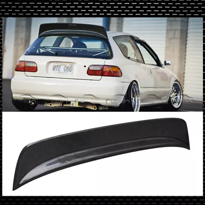 Carbon Fiber For 1992-95 Honda Civic EG EG6 N1 JDM Style Rear Roof Wing Spoilers • $427.98