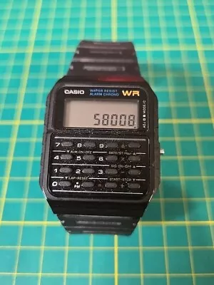 Casio Men Vintage CA-53W Calculator Resin Band Water Resistant Watch New Battery • $26