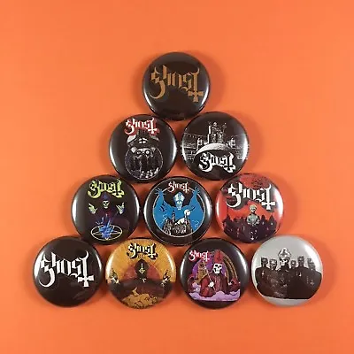 Ghost Band 1  PIN BUTTON Lot Ghost B.C. Metal Ghost BC Dark Metal Rock • $7.99