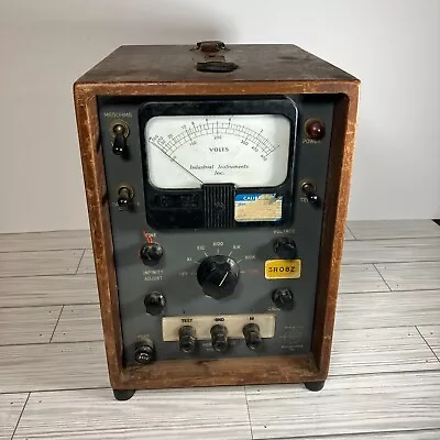 Industrial Instruments Inc. Megohmmeter Model L-7 Untested Vintage • $66.99