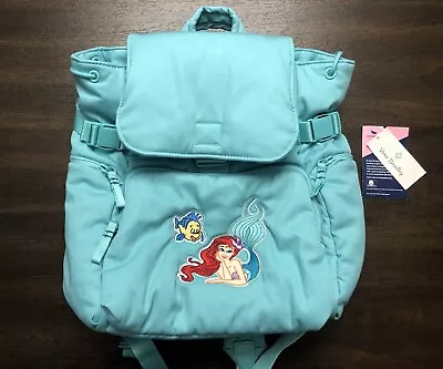 NEW Vera Bradley Disney Little Mermaid Ariel Utility Backpack Turquoise Sky NWOT • $125