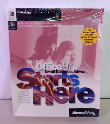 Microsoft Office 97 Small Business Edition Starts Here Microsoft Press - Sealed • $29.99