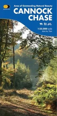 £7.23 • Buy Cannock Chase Harvey Superwalker Map - 