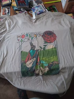 MY MORNING JACKET (2018) Official Unisex Rabbit Rose Band Tee T-Shirt Size Xl • $25