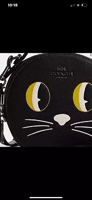 Canteen Crossbody Bag With Kitty Cat COACH Purse • £160.05