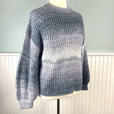 $14.99 • Buy A New Day Sweater Blue Purple Ombre Sweater Chunky Knit Top NWT Size XXL 2XL