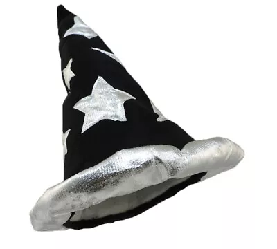 Celestial Wizard Sorcerer BLACK & SILVER Pointed Magical Witch Hat • $14.99