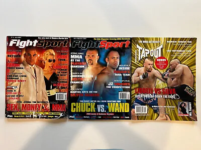 MMA UFC Magazine LOT + Rampage Jackson Autograph Glove + UFC Penn V. St. Pierre  • $50