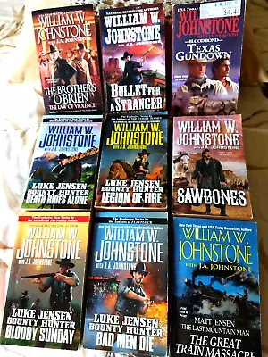 WILLIAM W. JOHNSTONEw.J.A. Lot Of 9 Luke Jensen Bloody Sunday +8 Very Good • $19.99