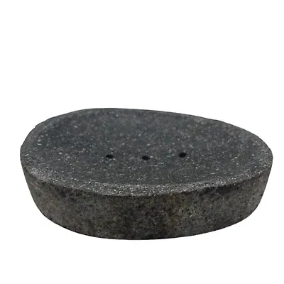 Natural Riverstone Soap Dish - Handcrafted Stone Pebble • £15.54