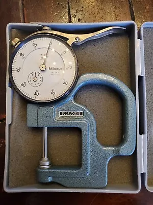 Mitutoyo 7304 Dial Thickness Gage .001 - 1.000 With Case Nice Tool Machinist • $75