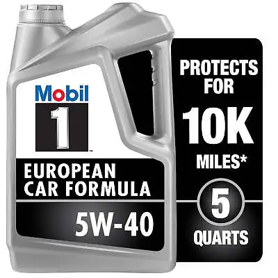 Mobil 1 FS European Car Formula Full Synthetic Motor Oil 5W-40 5 Quart • $27.97