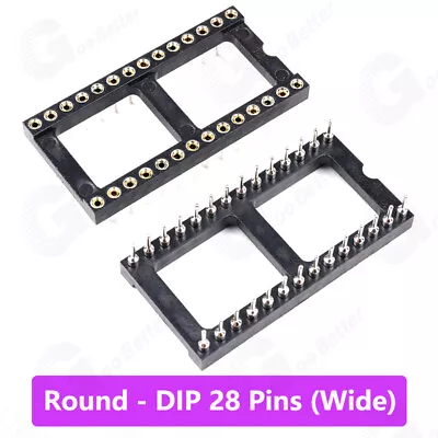 IC Sockets Integrated Circuit Socket DIL DIP Holder 6/8/14/16/18/20/24/28/40 Pin • £41.10