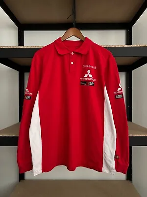 Vintage Mitsubishi Motors Ralli Art Racing Long Sleeve T-shirt • $95