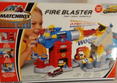 Matchbox Hero City Fire Blaster Play Set NIB • $33.03