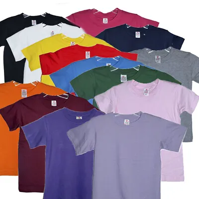 20 Pack T-shirt Boys Girls Blank Xs2/3 S4 M5/6 L7/8 Xl(10/12 ) Color 10++ New • $79.89