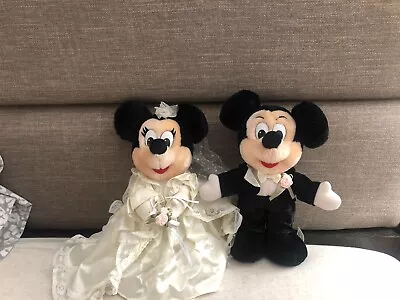 Mickey And Minnie Mouse Wedding Dolls • $15