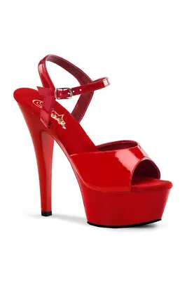 High Heel Platform Pole Dancing Lap Dancer Shoes Pleaser Kiss 209 Rrp £65 • £50