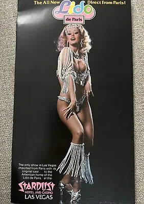 Vintage Stardust Casino Las Vegas Lido De Paris Brochure Siegfried & Roy 1977 • $26.10