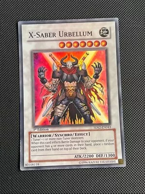 Yu-Gi-Oh X-Saber Urbellum 5DS2-EN043 Super Rare Near Mint • $3.42