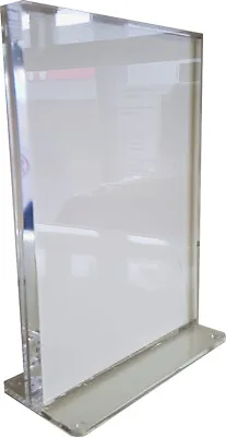 A4 Acrylic Photo Frame Heavy Duty Picture Display Shop Sign Menu Holder • £19.99