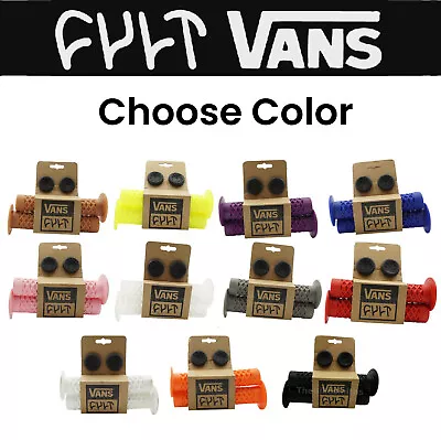 ODI Vans X Cult Flange BMX Grips Soft Waffle Design Long 150mm Length BMX Bike • $10.63